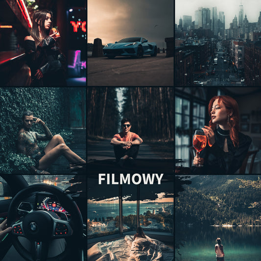 Preset FILMOWY (10 Wariantów)
