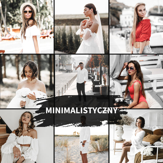 Preset MINIMALISTYCZNY (10 Wariantów)