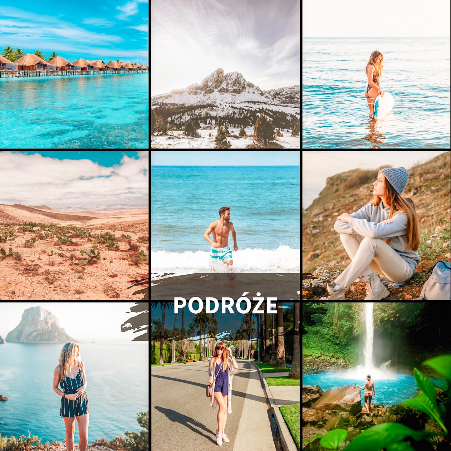 Preset PODRÓŻE (10 Wariantów)