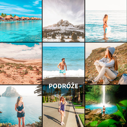 Preset PODRÓŻE (10 Wariantów)
