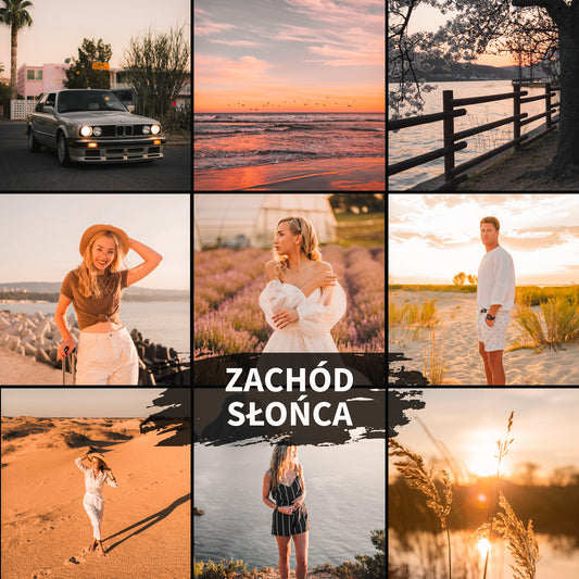 Preset ZACHÓD SŁOŃCA (10 Wariantów)